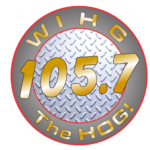 105.7 The HOG! logo
