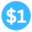 1 Dollar IPTV logo