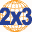 2x3.com icon