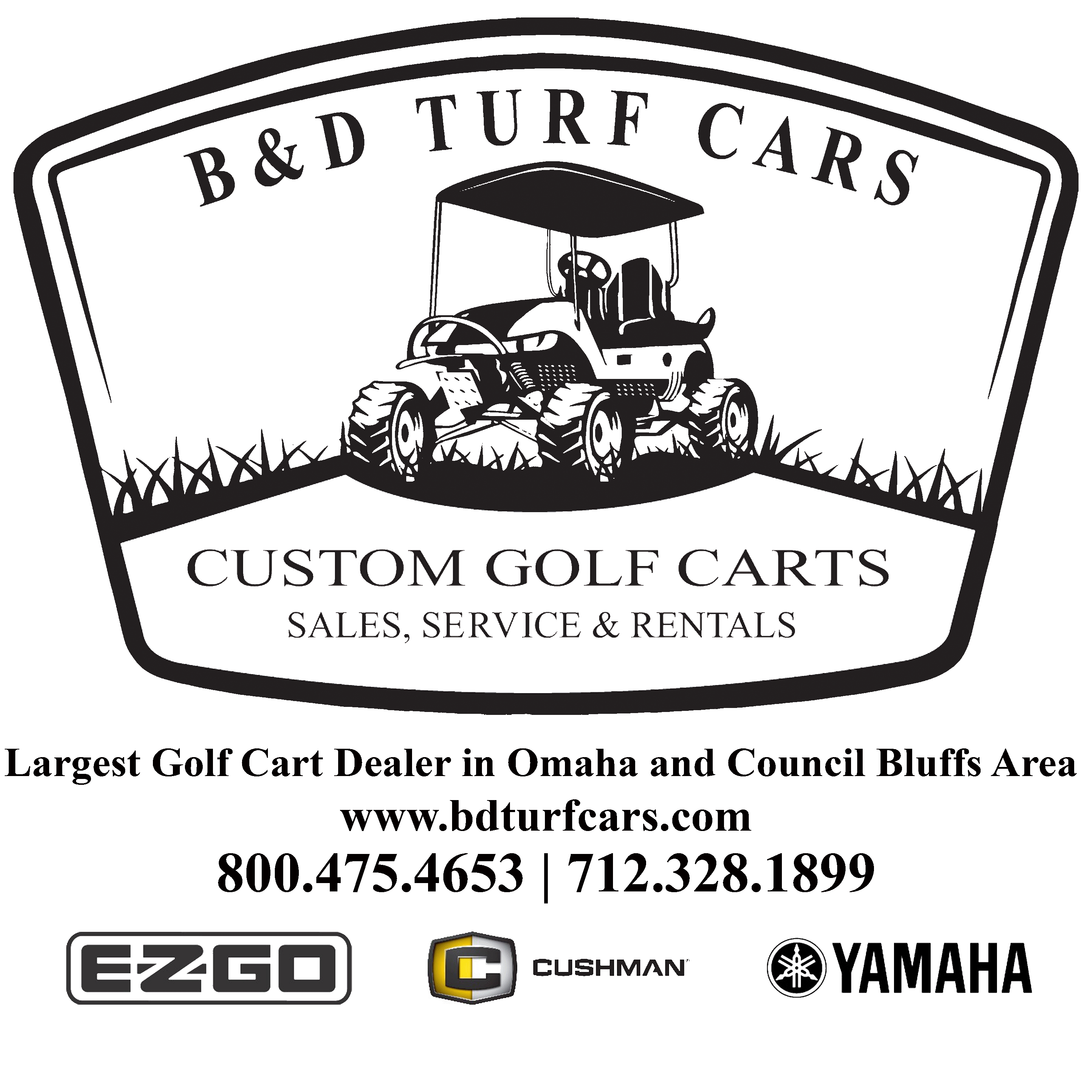 B&D Turf Cars logo
