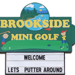 Brookside Mini Golf logo