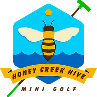 Honey Creek Hive Mini Golf logo