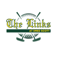 Dinosaur Dred Scott Miniature Golf logo